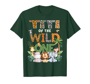 Titi of The Wild One Safari 1St Birthday Kids T-Shirt