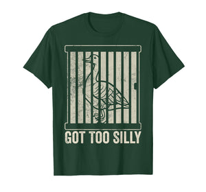 Silly Goose Got Too Silly Funny Goose Meme Humor T-Shirt