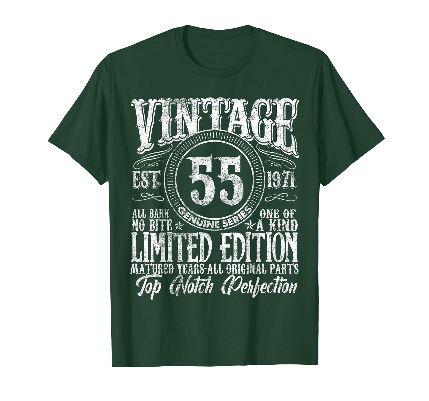 55 Year Old Gifts Vintage 1971 Limited Edition 55th Birthday T-Shirt