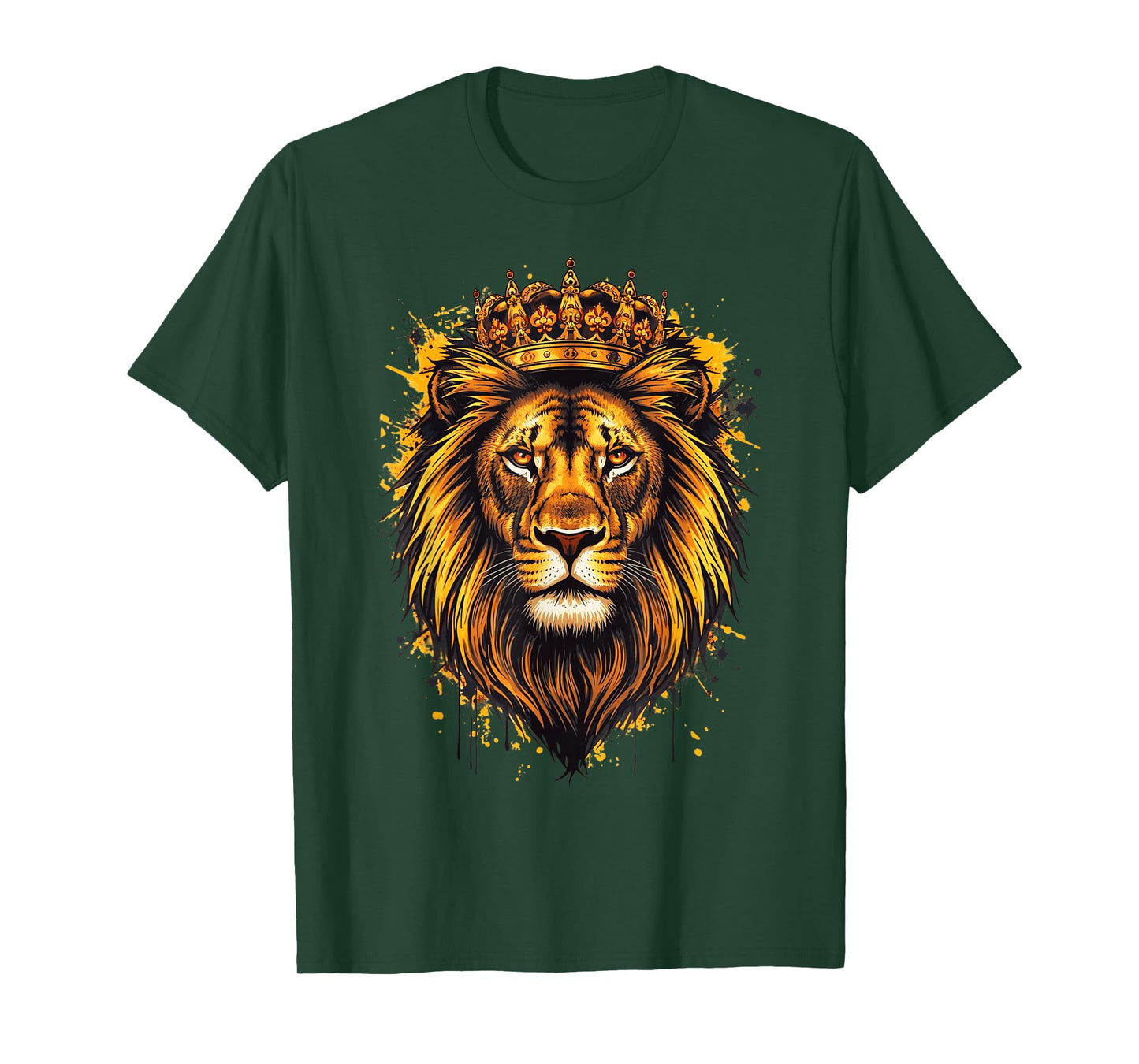 Hebrew Israelite YHWH Lion of Judah Yahweh Rastafarian Art T-Shirt