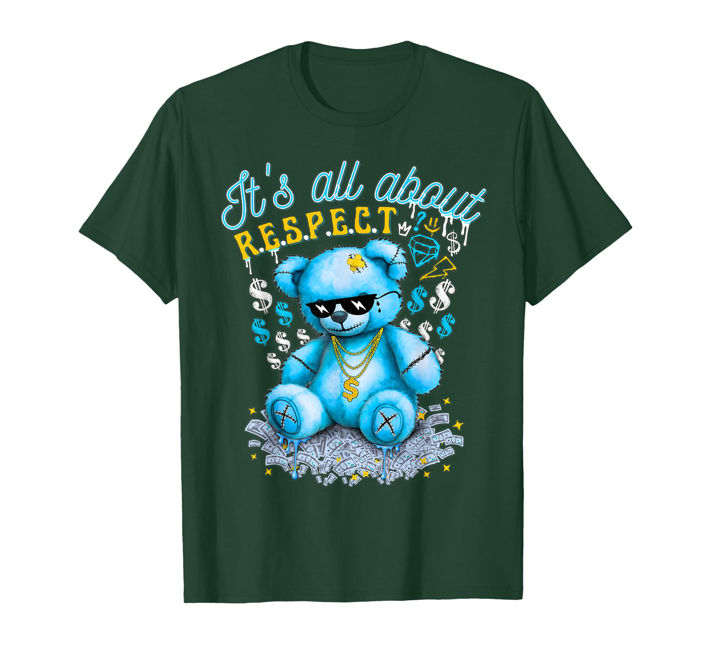 It's All About Respect Gamma Blue Matching T-Shirt