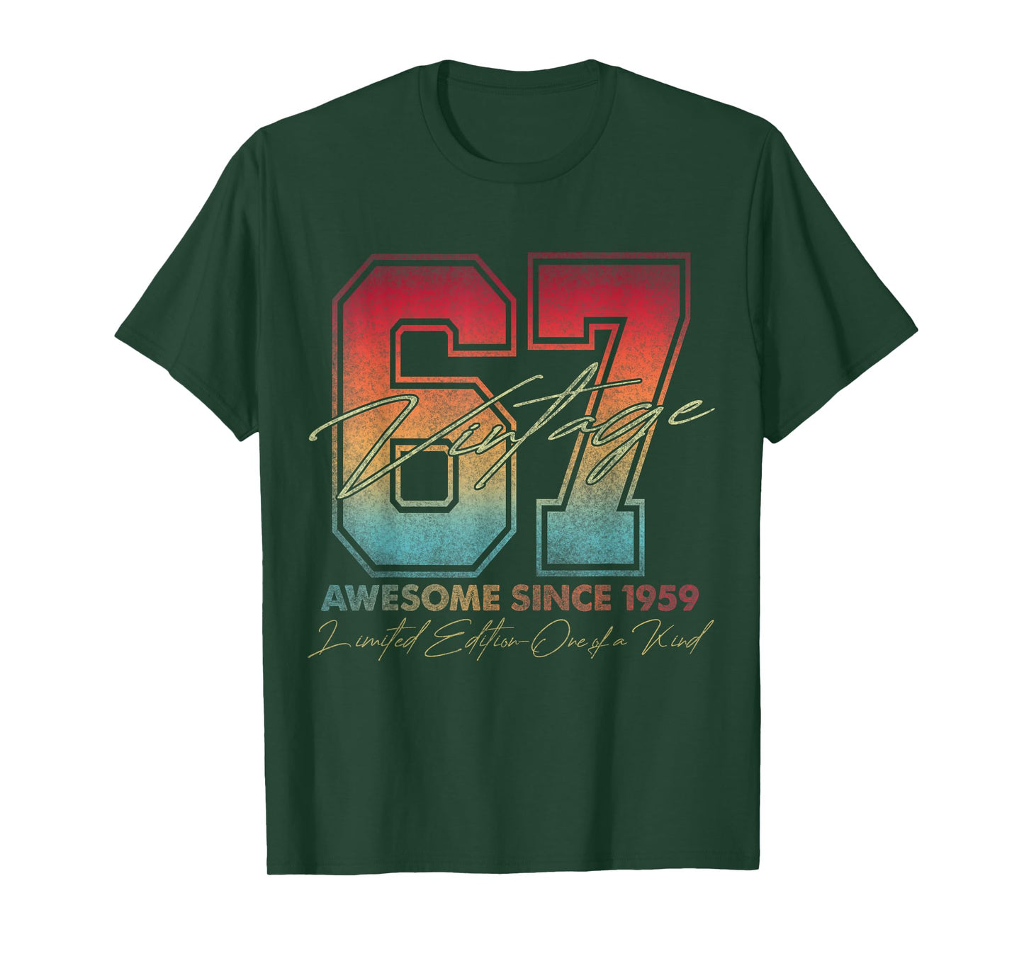 67 Year Old Gifts Vintage 1959 Limited Edition 67th Birthday T-Shirt