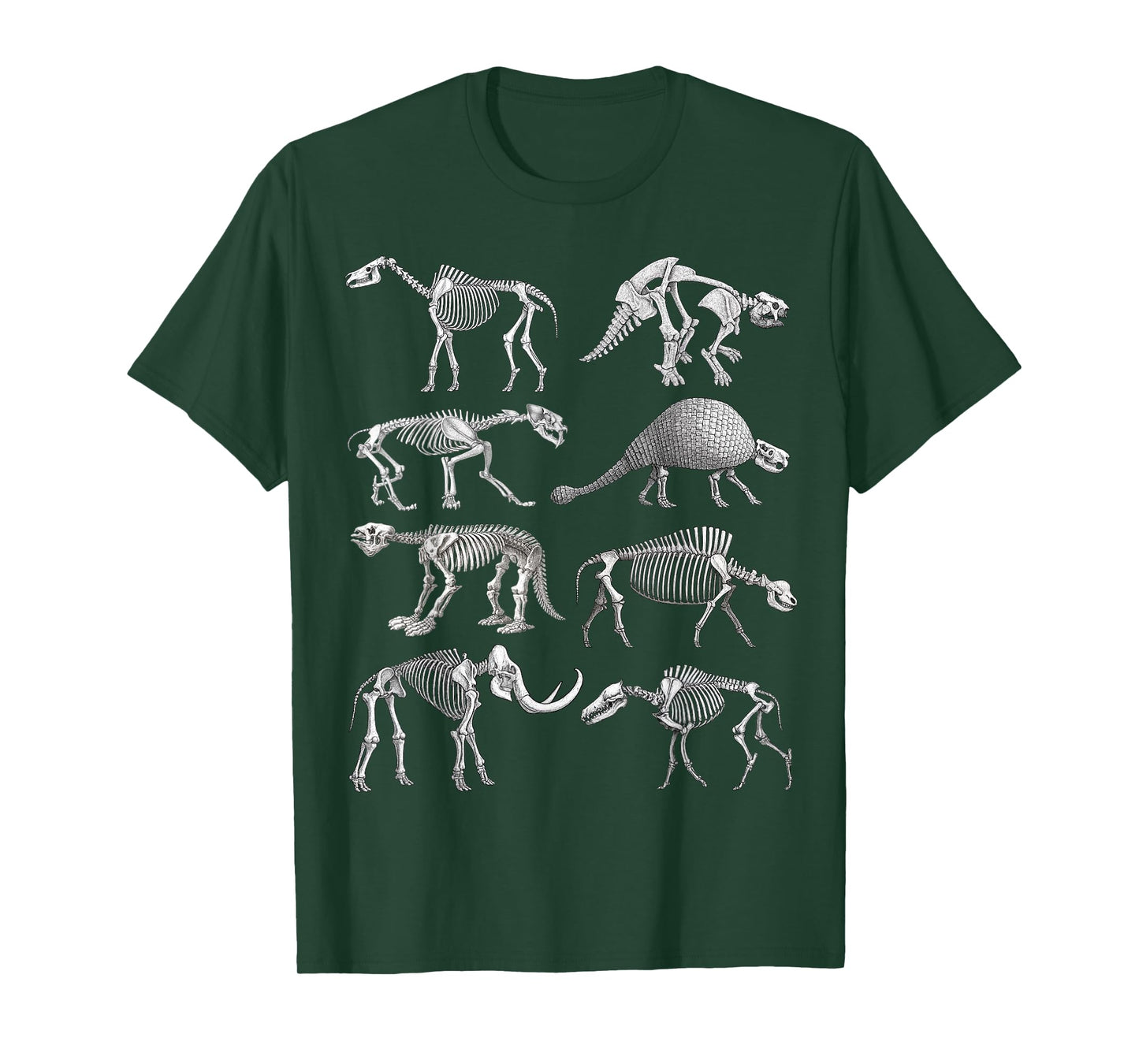 Cenozoic Mammal Fossils Paleoart Science Paleontology T-Shirt