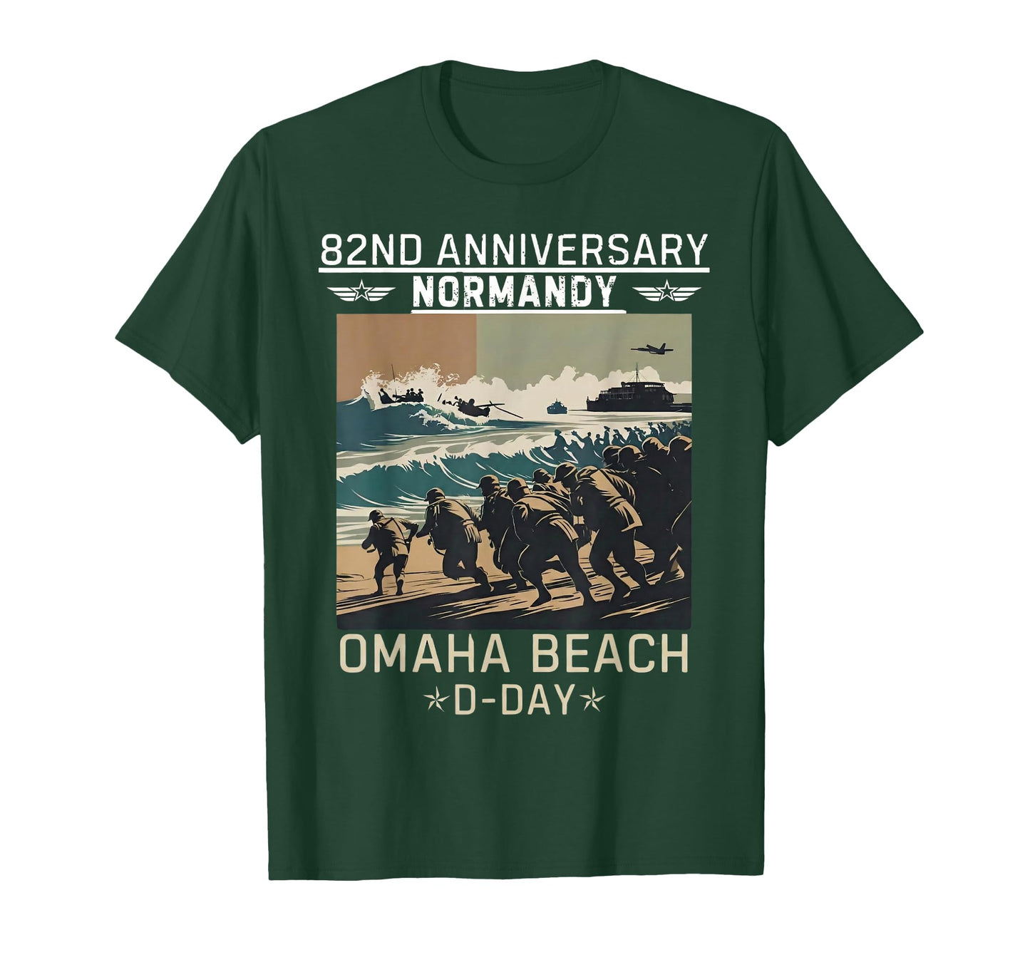 82nd Anniversary 2026 Normandy Omaha Beach D-Day T-Shirt