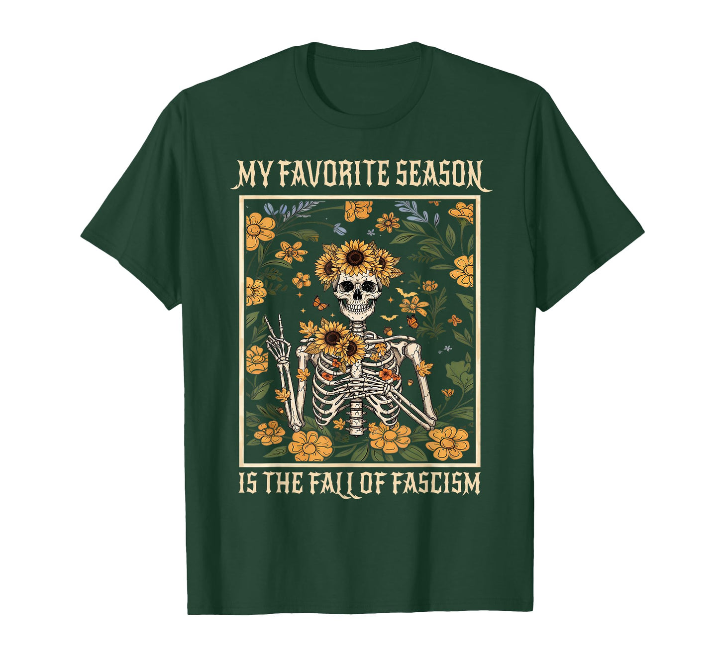 My Favorite Season is The Fall of Fascism Halloween Costume T-Shirt