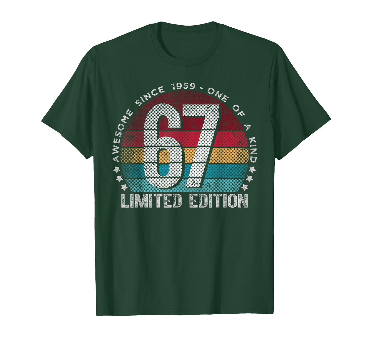 67 Year Old Gifts Vintage 1959 Limited Edition 67th Birthday T-Shirt