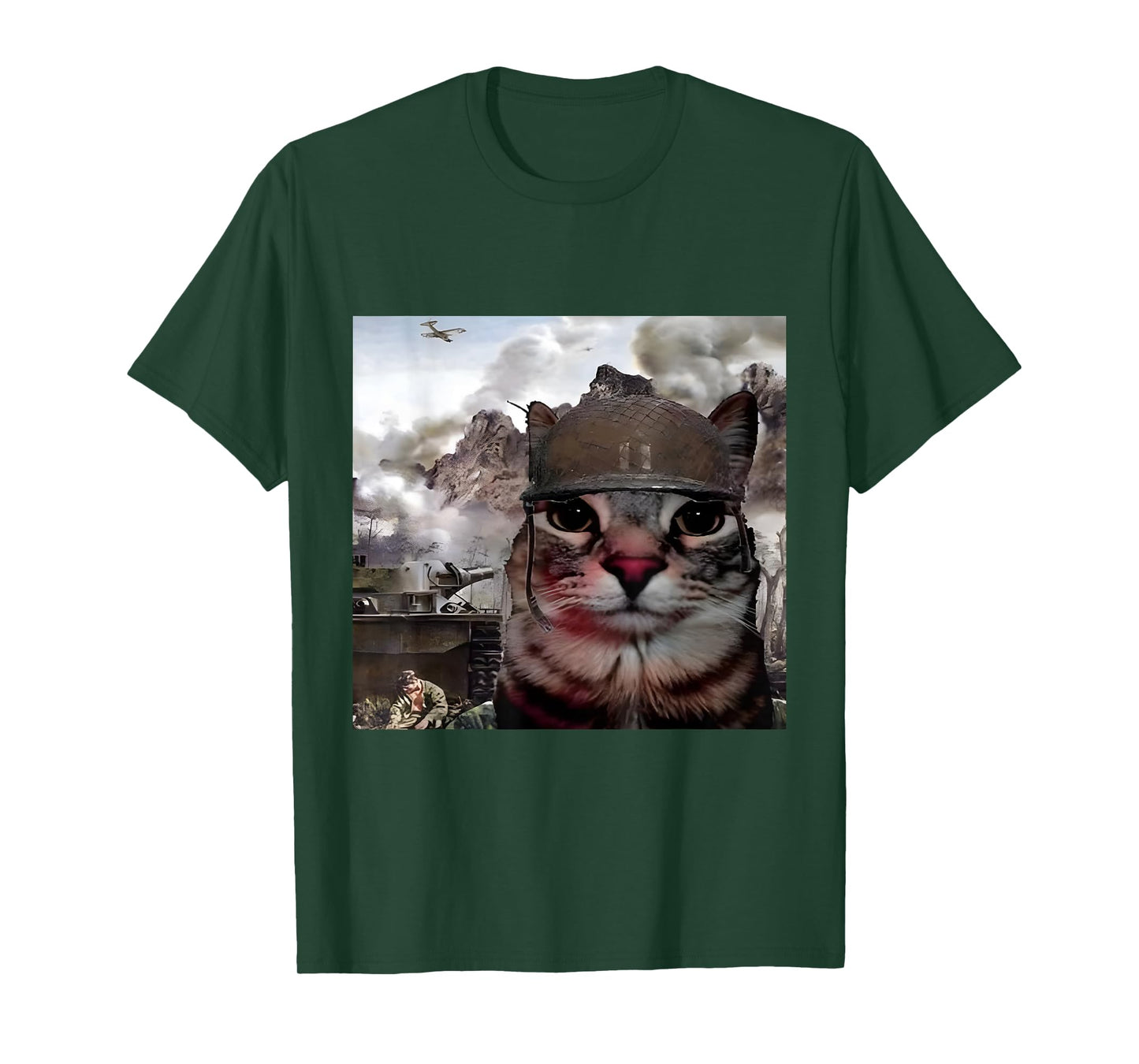 Thousand Yard Stare Cat T-Shirt