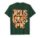 Jesus Loves Me Daisy Bow Christian Women Girl Kid Religious T-Shirt