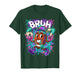 Bruh 67 Football Dripping Ice Cream Drip American Football T-Shirt