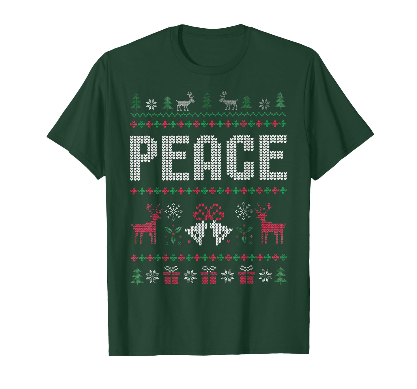 I Come in Peace Couple Matching Ugly Christmas Sweater T-Shirt