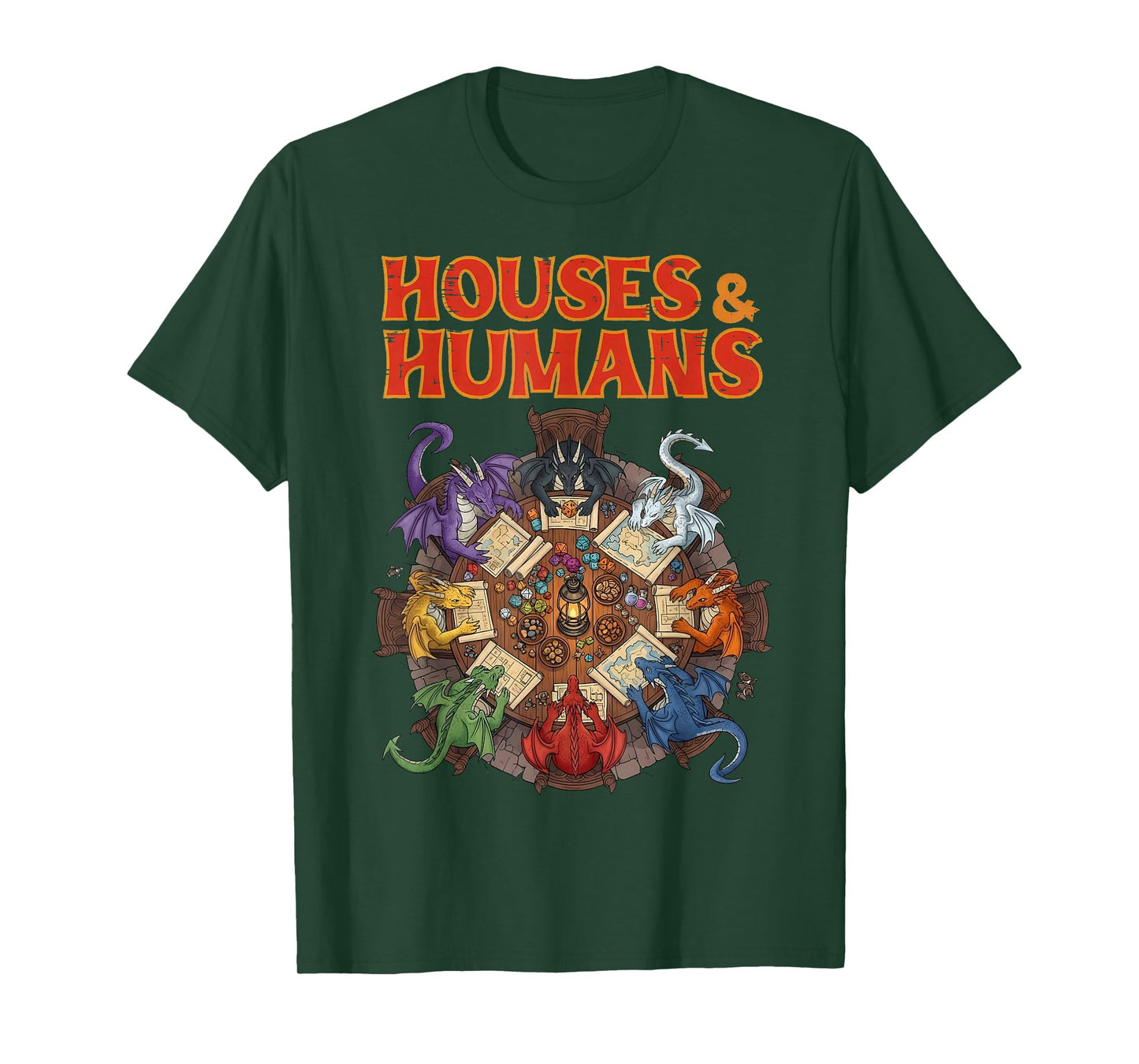 Funny Houses and Humans Parody Gamer Gift for Men Boys Kids T-Shirt