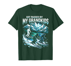 Got Passed by My Grandkids Skiing Family Winter Sports Fun T-Shirt