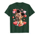 Pitbull Dog Valentine's Day Heart Glasses T-Shirt