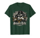 Funny Drummer Snare Life Cartoon Character T-Shirt