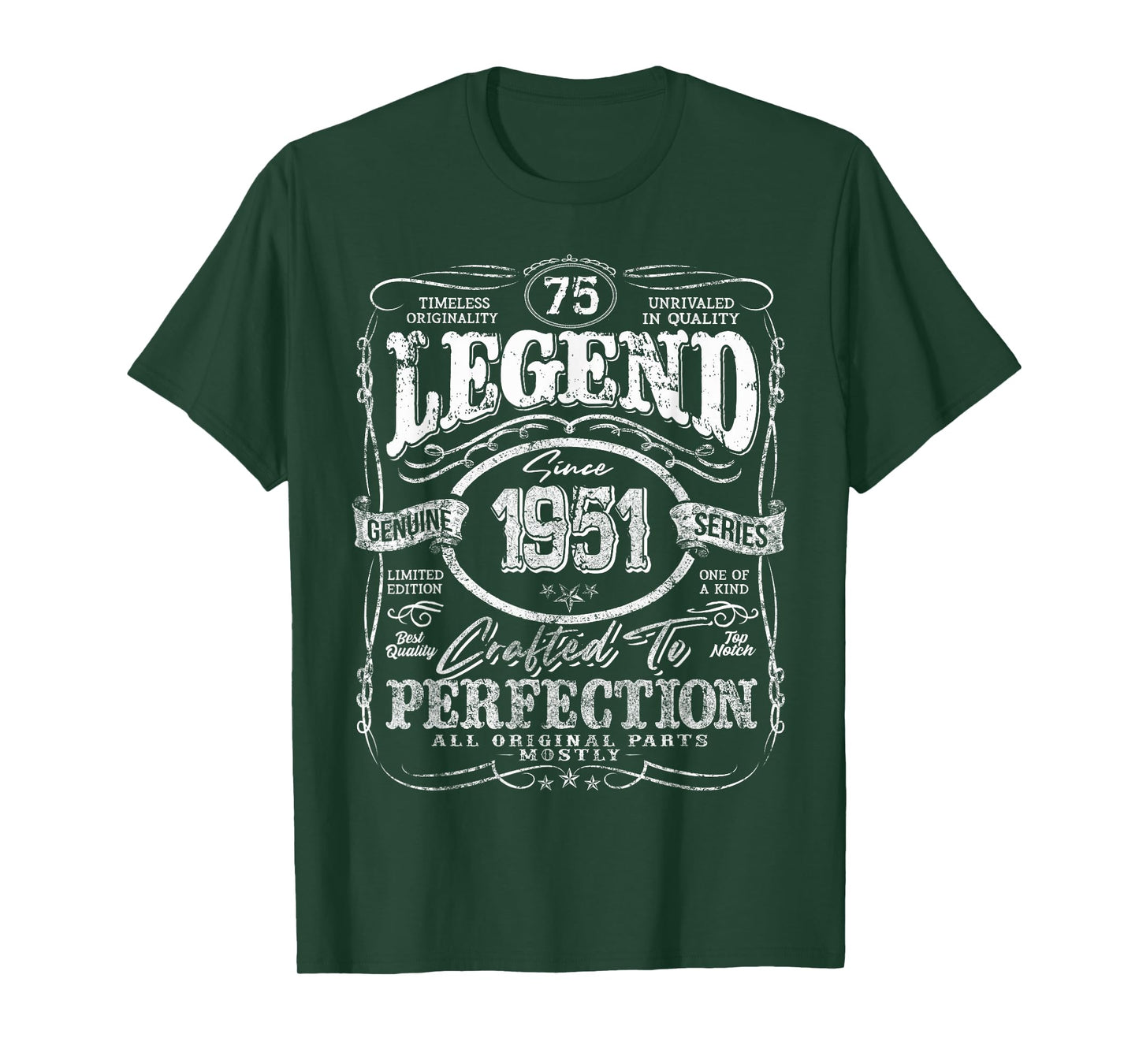 Vintage 1951 Limited Edition Shirt 75 Year Old 75th Birthday T-Shirt