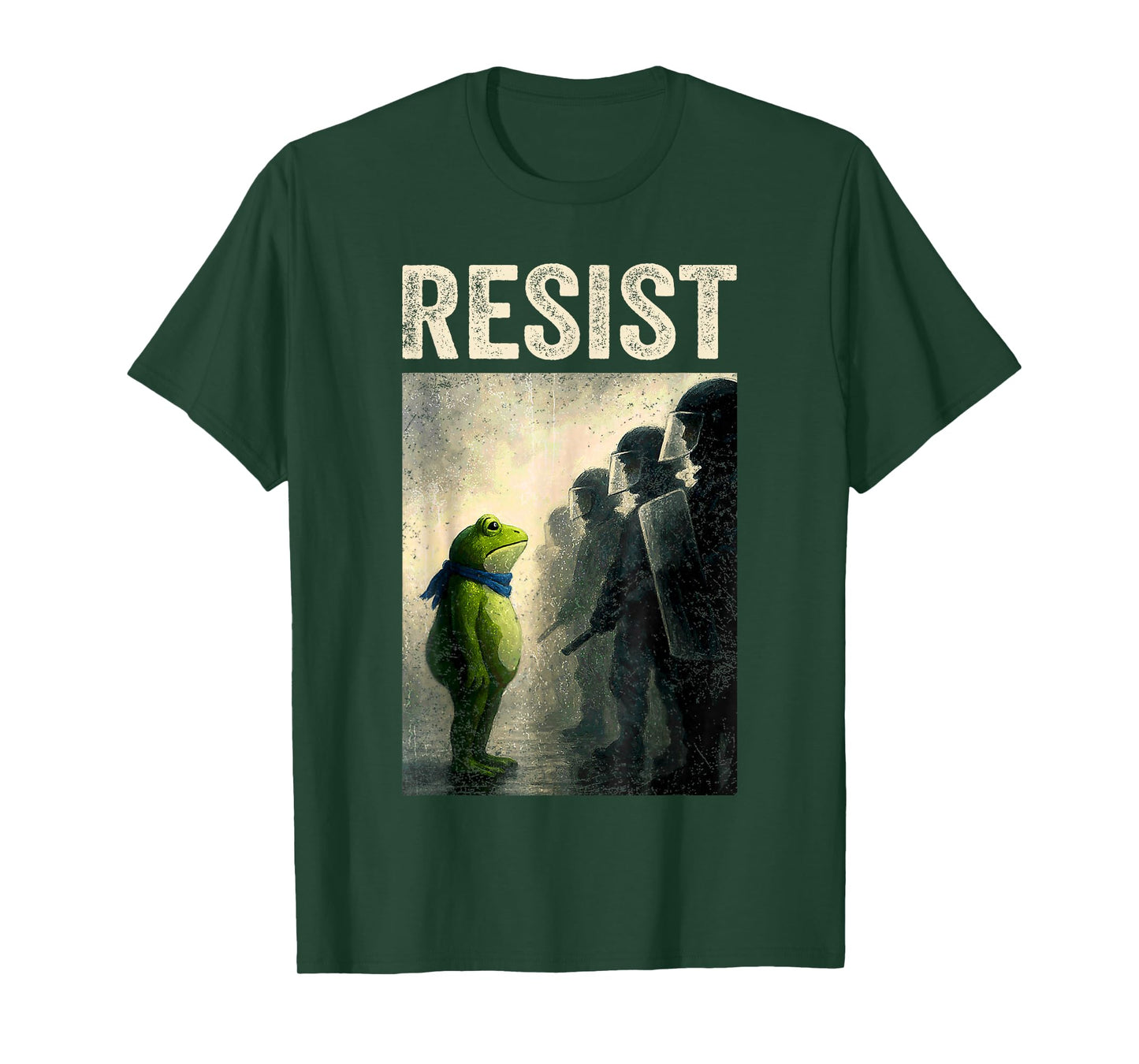 Resist Frog Portland Frog Protest T-Shirt