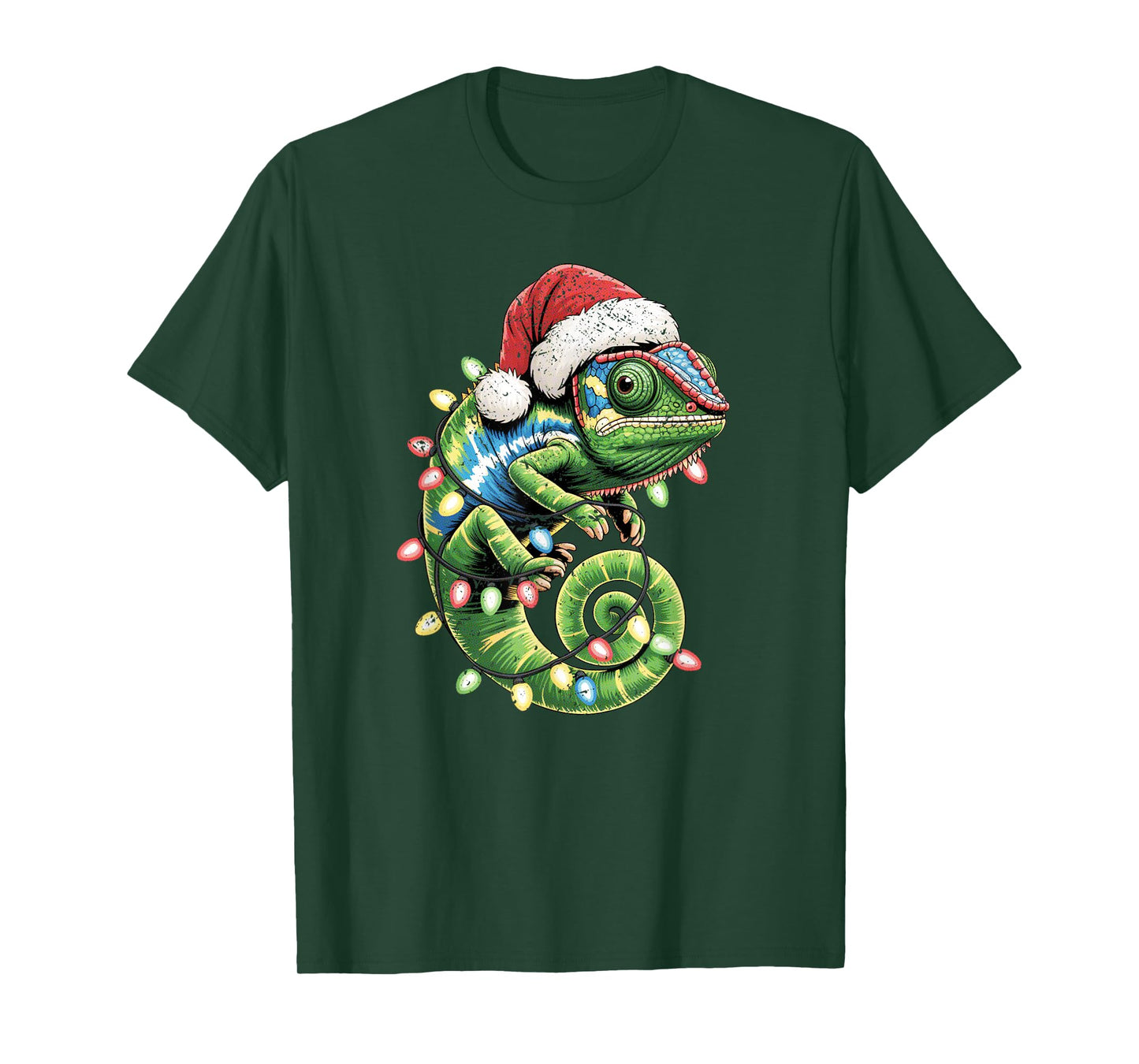 Christmas Chameleon Toddler Kids Boys Christmas Xmas T-Shirt