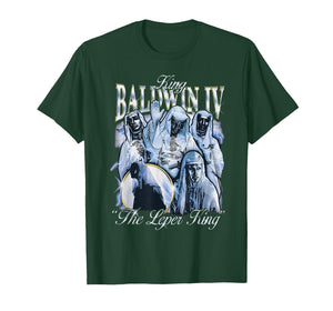 Sliver Mask King Baldwin IV Meme The Leper King Warrior T-Shirt