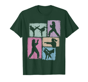 Taekwondo Practitioner Collage Women Kids Coach Youth Girl T-Shirt