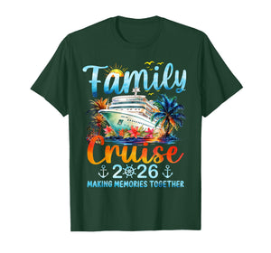 Family Cruise 2026 Making Memories Together Matching Family T-Shirt