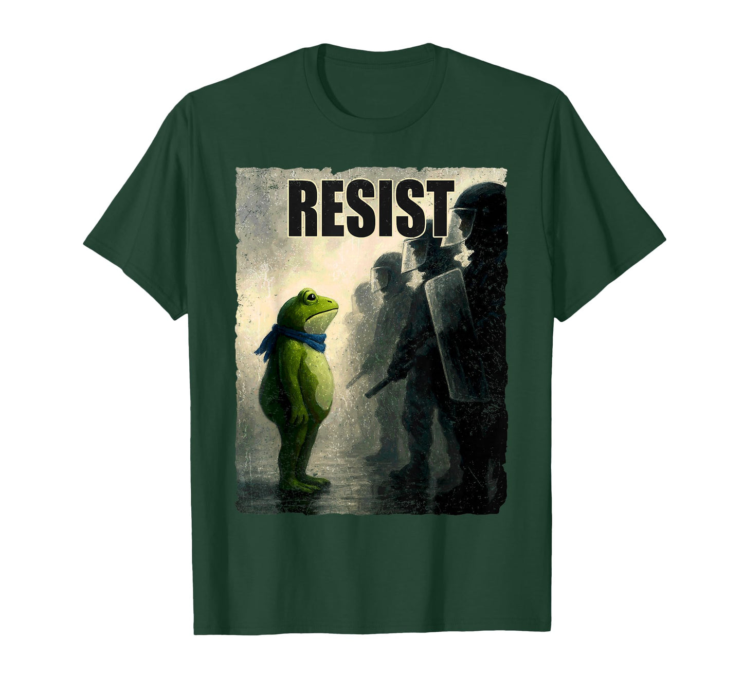 Portland Frog Protest Funny Frog Shirt for Men and Women T-Shirt