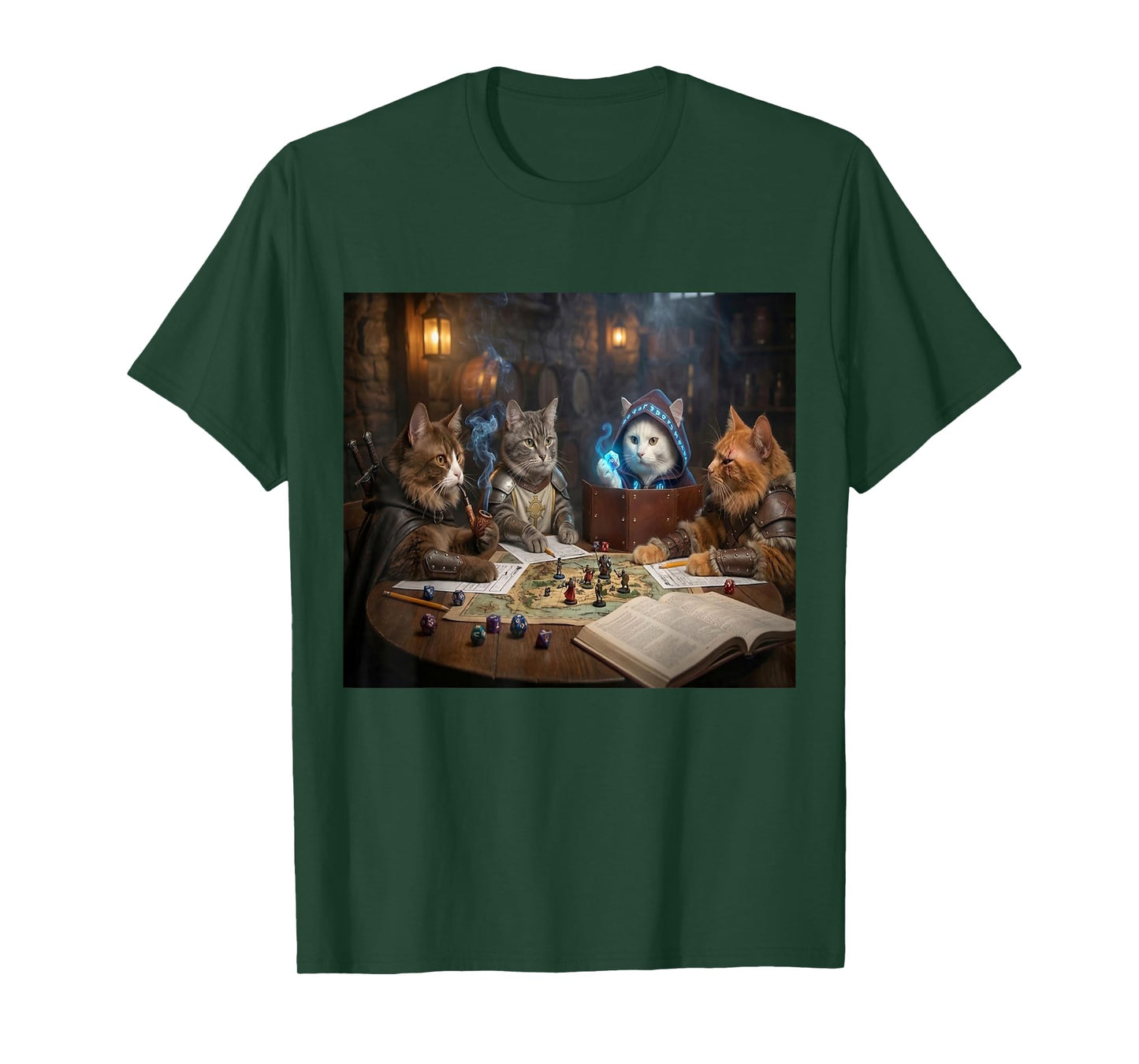 Cats Side Quest Tabletop Funny Cat Meme Humor Gift Cat Lover T-Shirt