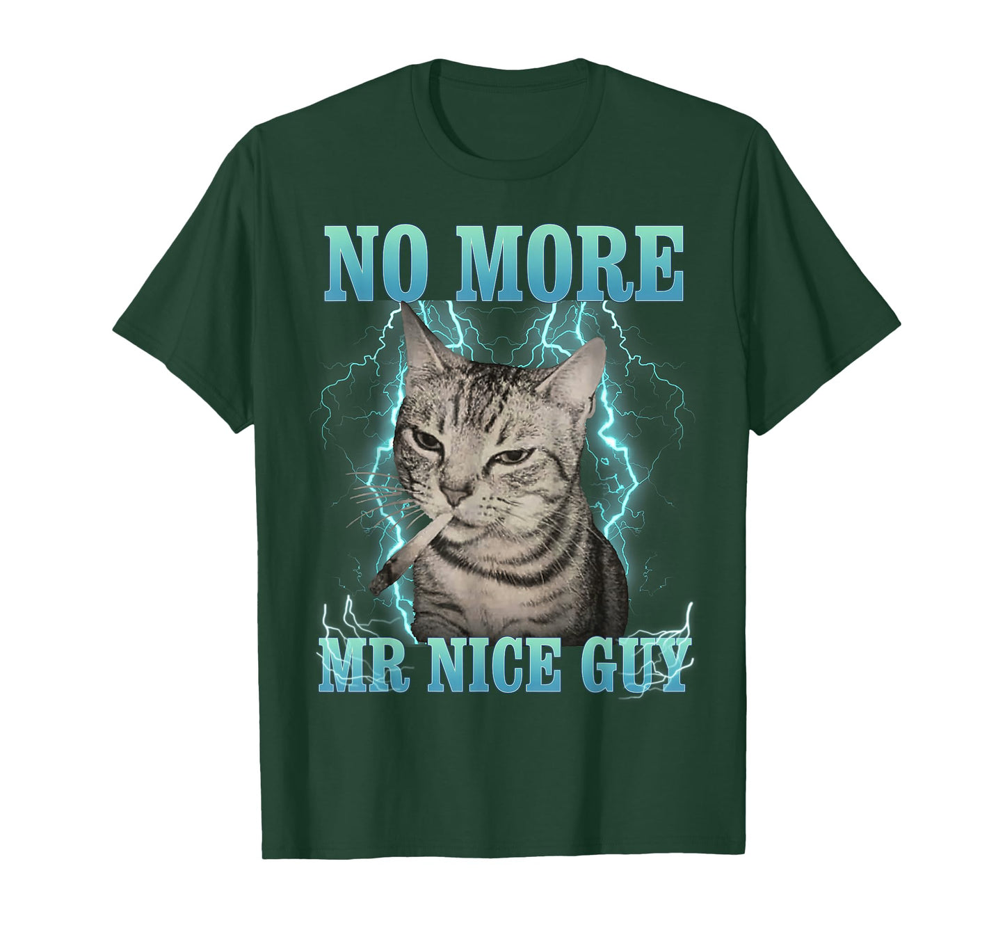 Funny Memes Humor Saying No More Mr Nice Guy Cat Meme T-Shirt