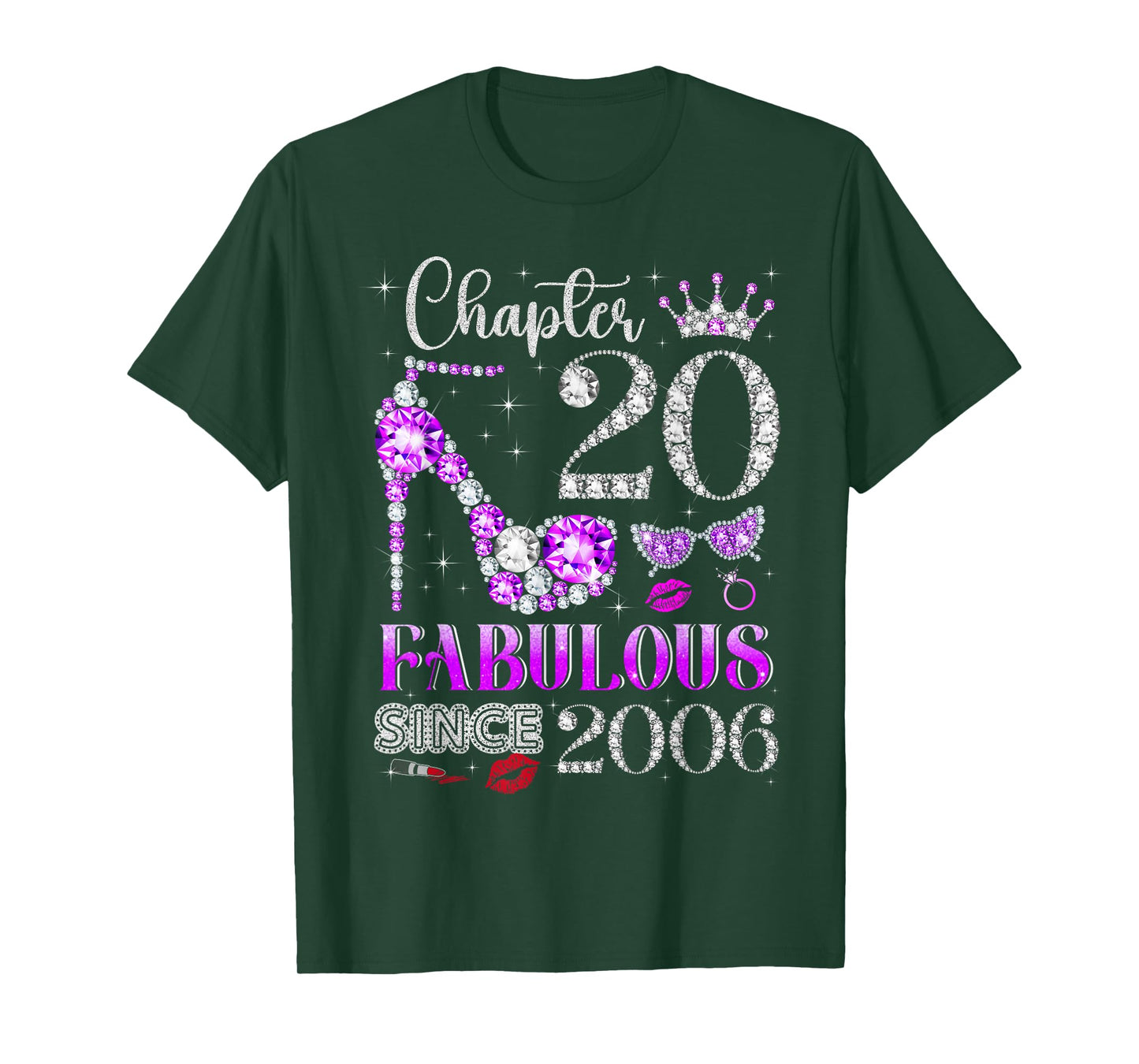 Chapter 20 Fabulous Since 2006 20Th Birthday Ladies Girls T-Shirt