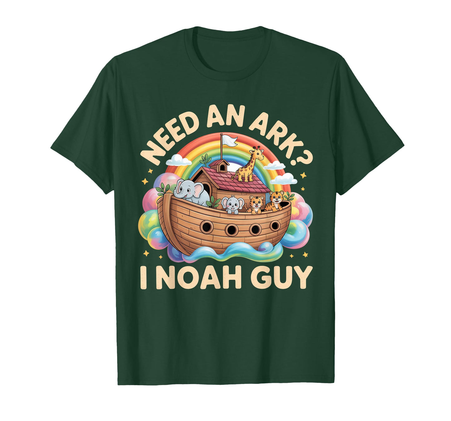 Need an Ark? I Noah Guy Funny Animals Christian for Kids T-Shirt