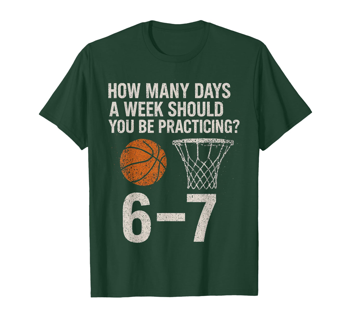 How Many Days Funny 67 Meme Basketball Practice Viral Humor T-Shirt