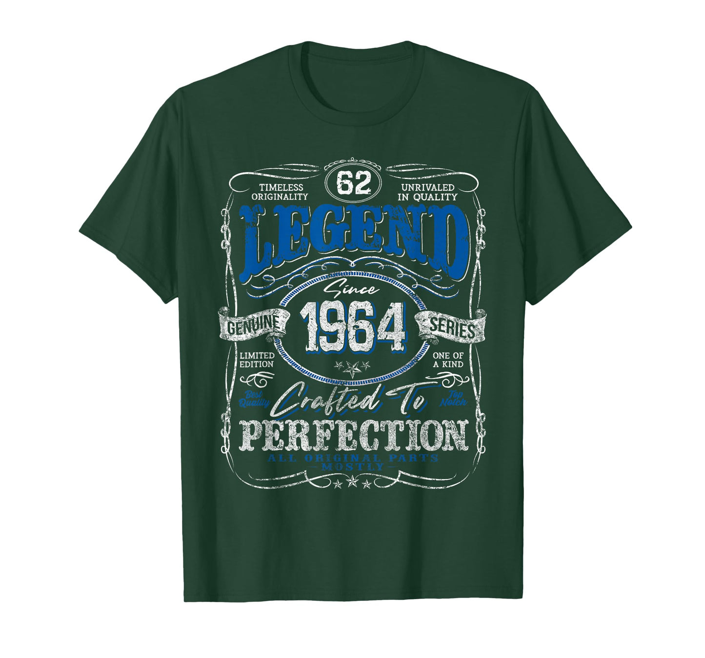 Vintage 1964 Limited Edition Shirt 62 Year Old 62nd Birthday T-Shirt