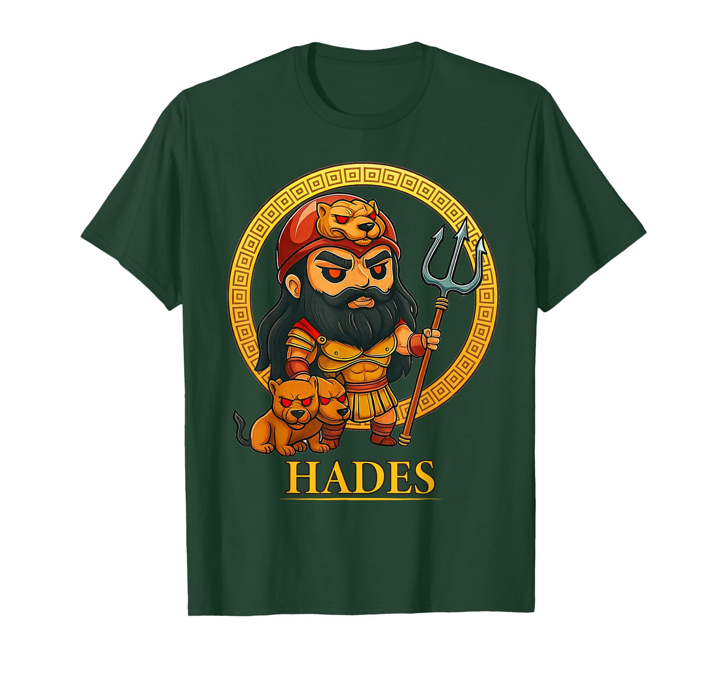 Kawaii Greek Mythology Hades Chibi Ancient Greece God T-Shirt
