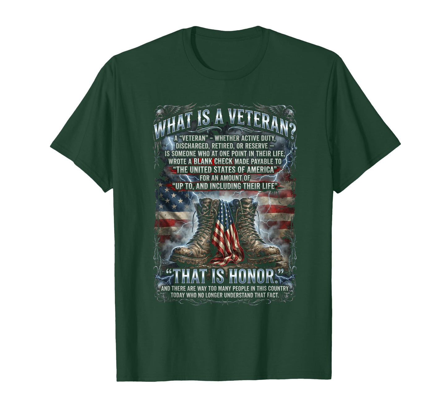 Blank Check Sacrifice Honor T-Shirt