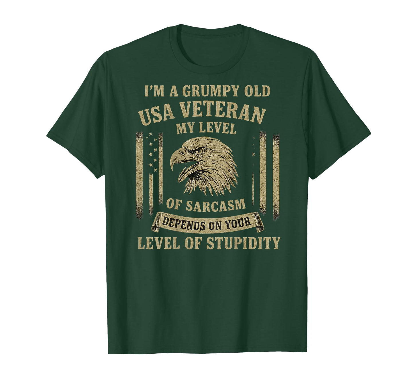 Grumpy Old USA Veteran T-Shirt