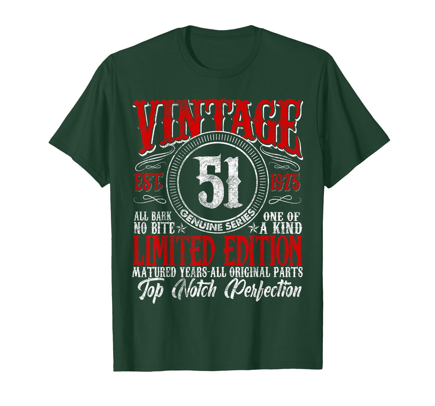 51 Year Old Gifts Vintage 1975 Limited Edition 51st Birthday T-Shirt