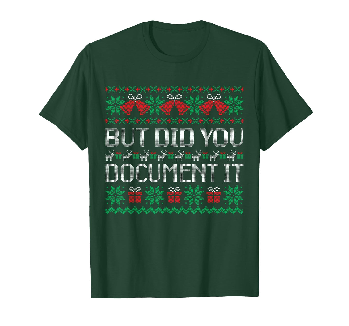 Christmas But Did You Document It Ugly Office Party Sweater T-Shirt