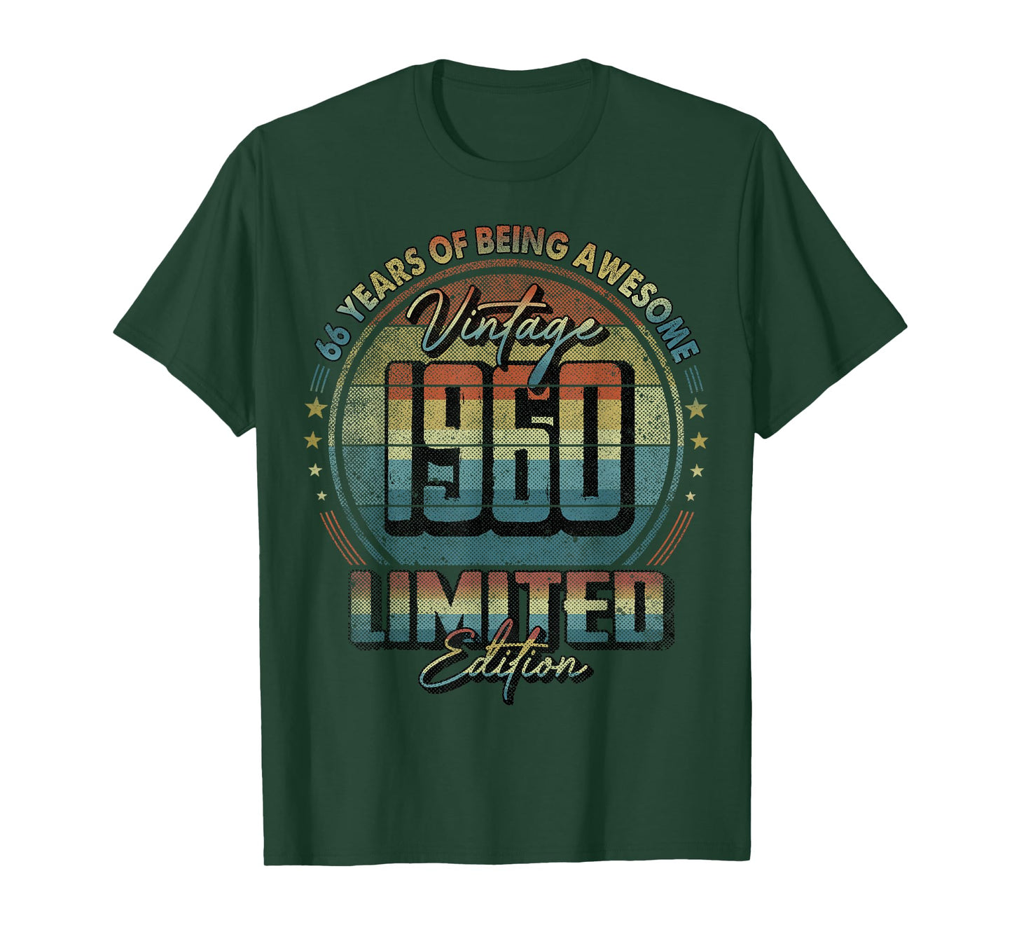 Vintage 1960 Limited Edition Shirt 66 Year Old 66th Birthday T-Shirt
