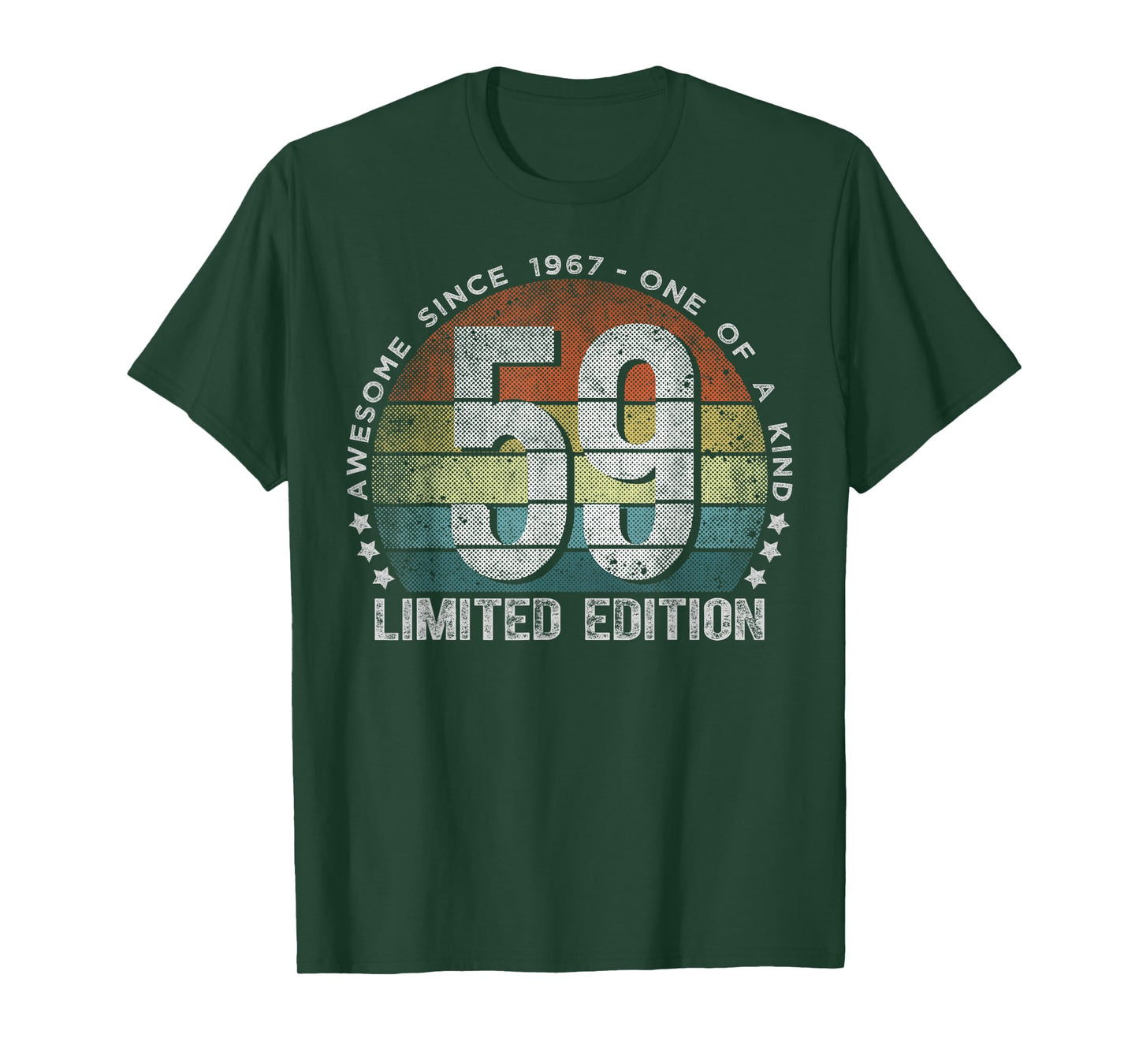 59 Year Old Gifts Vintage 1967 Limited Edition 59th Birthday T-Shirt