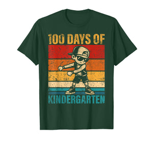 Kindergarten Flossing Boy 100 Days of Kindergarten Student T-Shirt