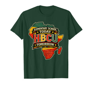 Elementary School Today HBCU Tomorrow Africa Map T-Shirt