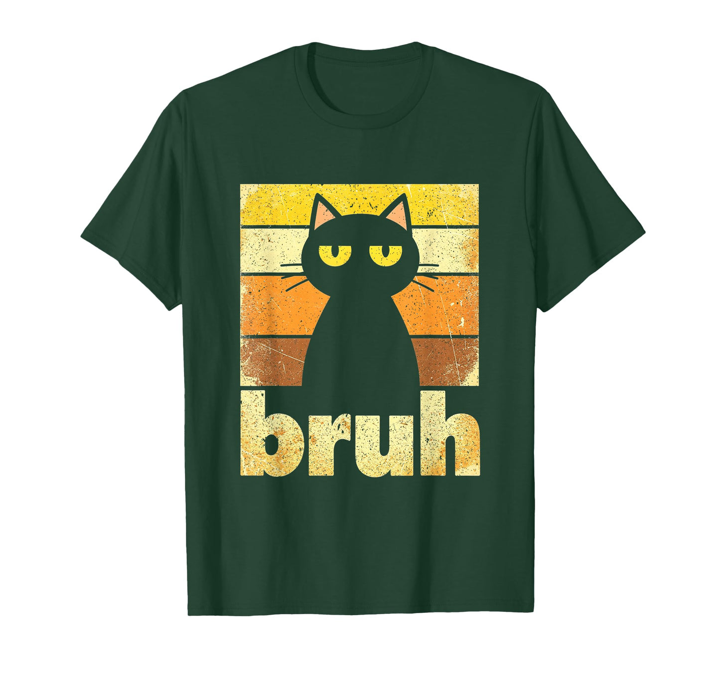 Funny Cat Bruh for Teens Boys Girls Men Women Meme Graphic T-Shirt