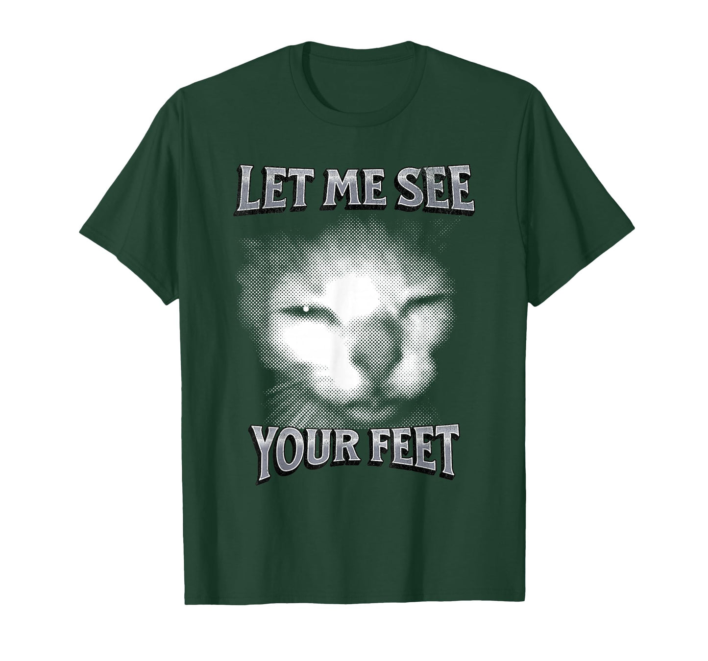 Funny Let Me See Your Feet, Cat Meme T-Shirt