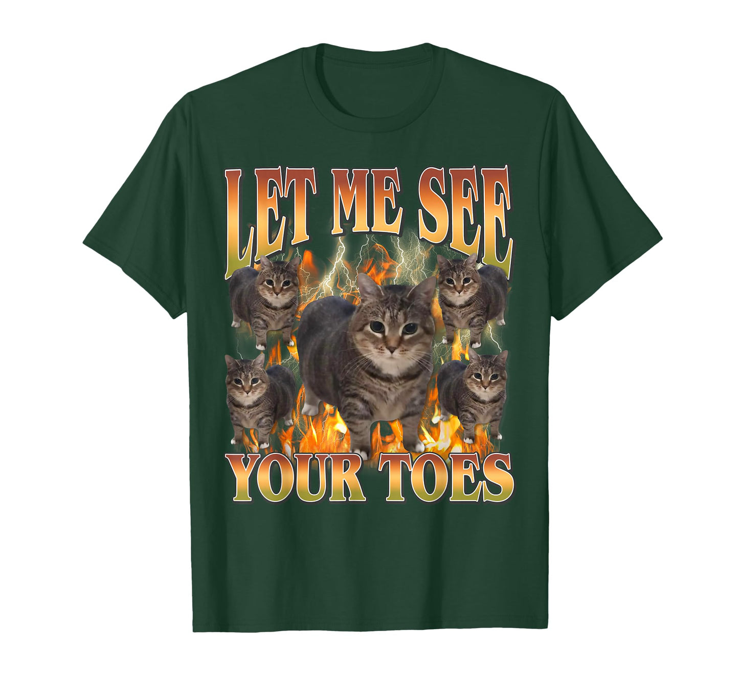 Your Toes Funny Cat Meme Bootleg Men Women T-Shirt