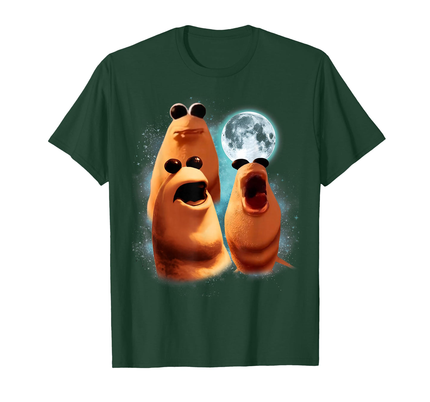 Three Marcus The Worm Moon Funny Meme for Men Women T-Shirt