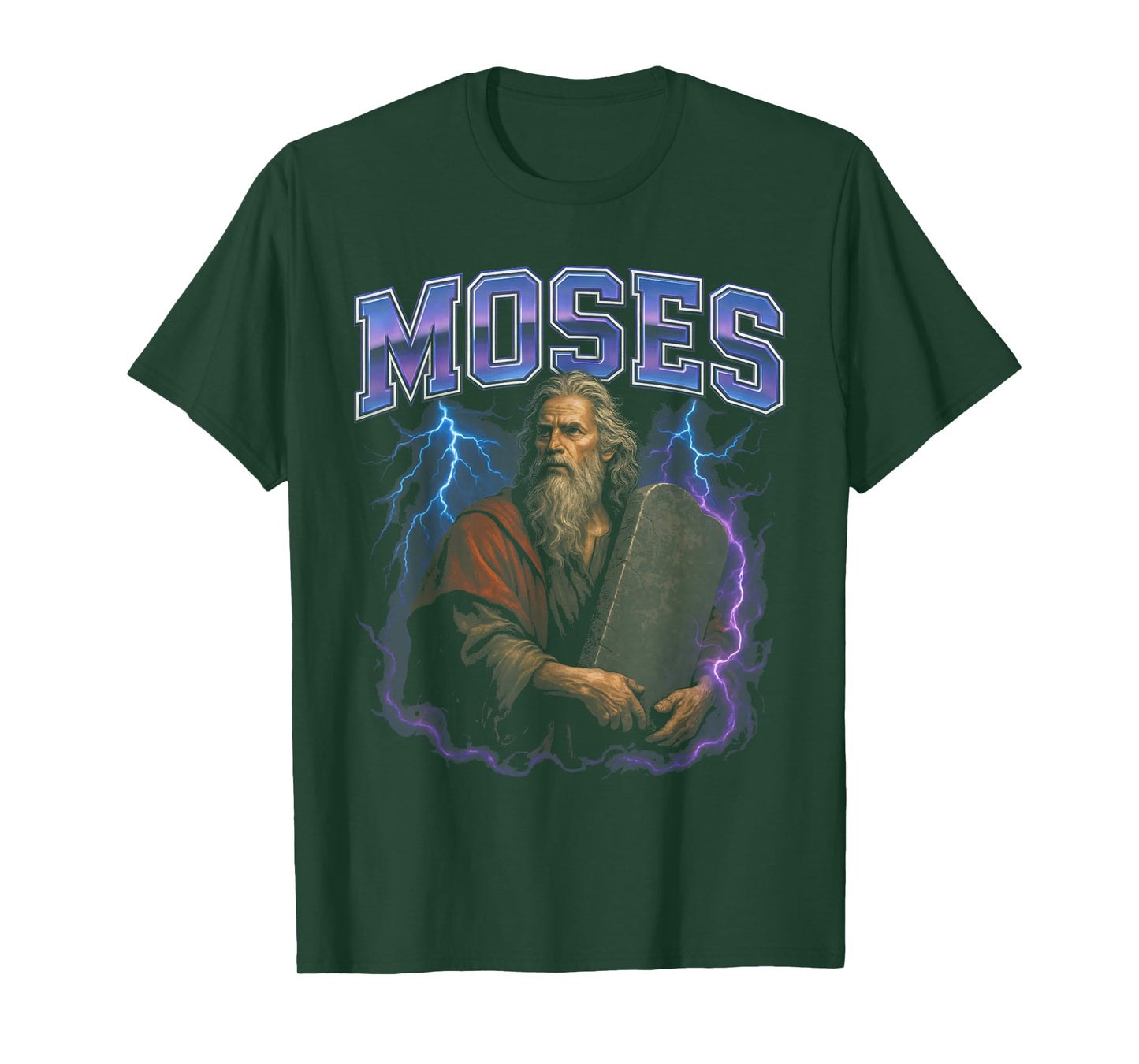 Funny Moses Cringy Meme Overloaded Christian T-Shirt