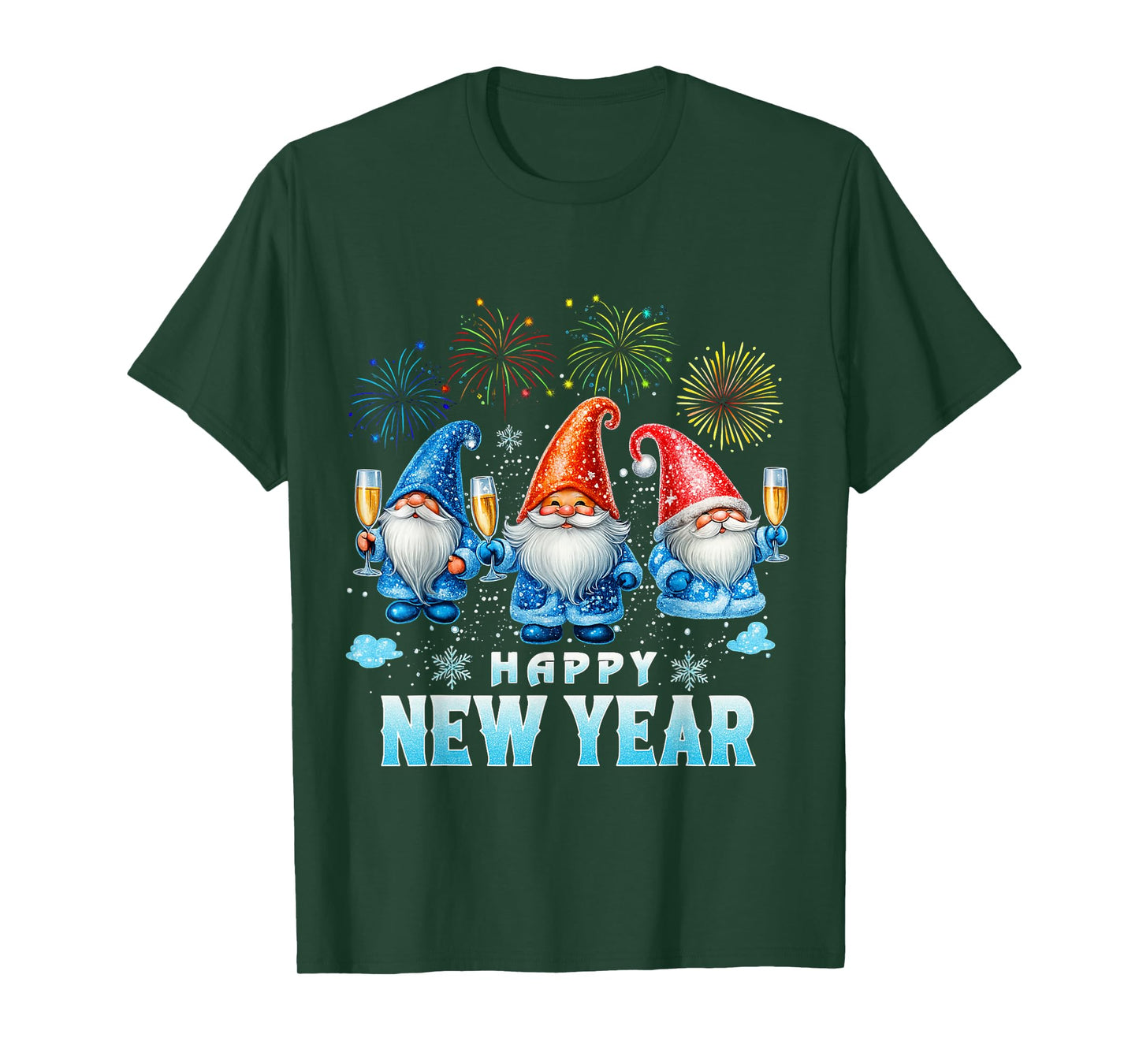 Happy New Year 2026 Gnomes,December 31,Celebrating T-Shirt