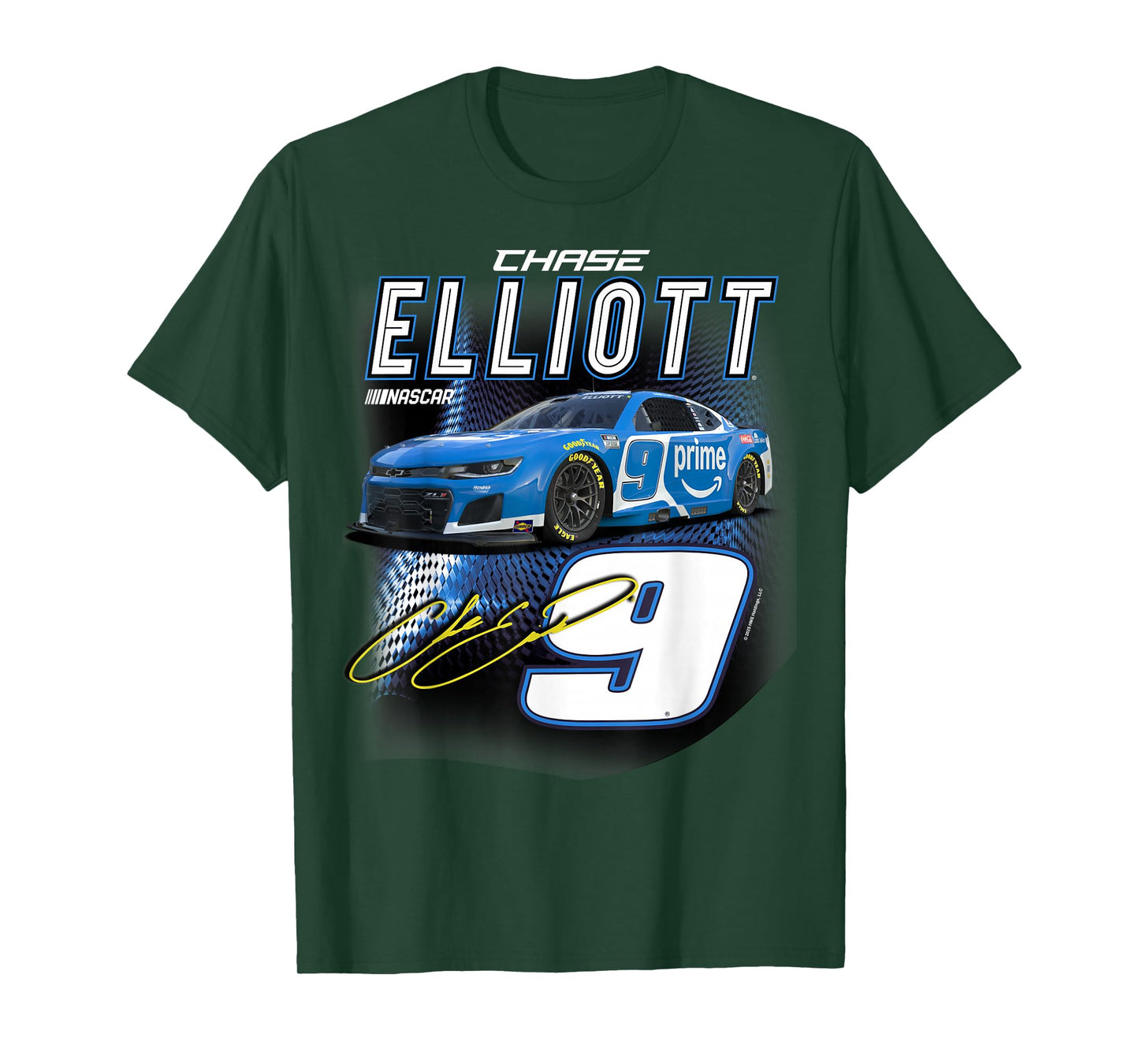 Hendrick Motorsports Elliot Chase Signature No 9 Camaro ZL1 T-Shirt