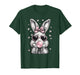 Cute Easter Bunny Shirt for Women Pink Rabbit Coquette Girly T-Shirt