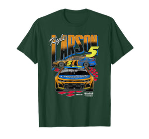 Hendrick Motorsports Kyle Larson No. 5 Throwback Scheme T-Shirt