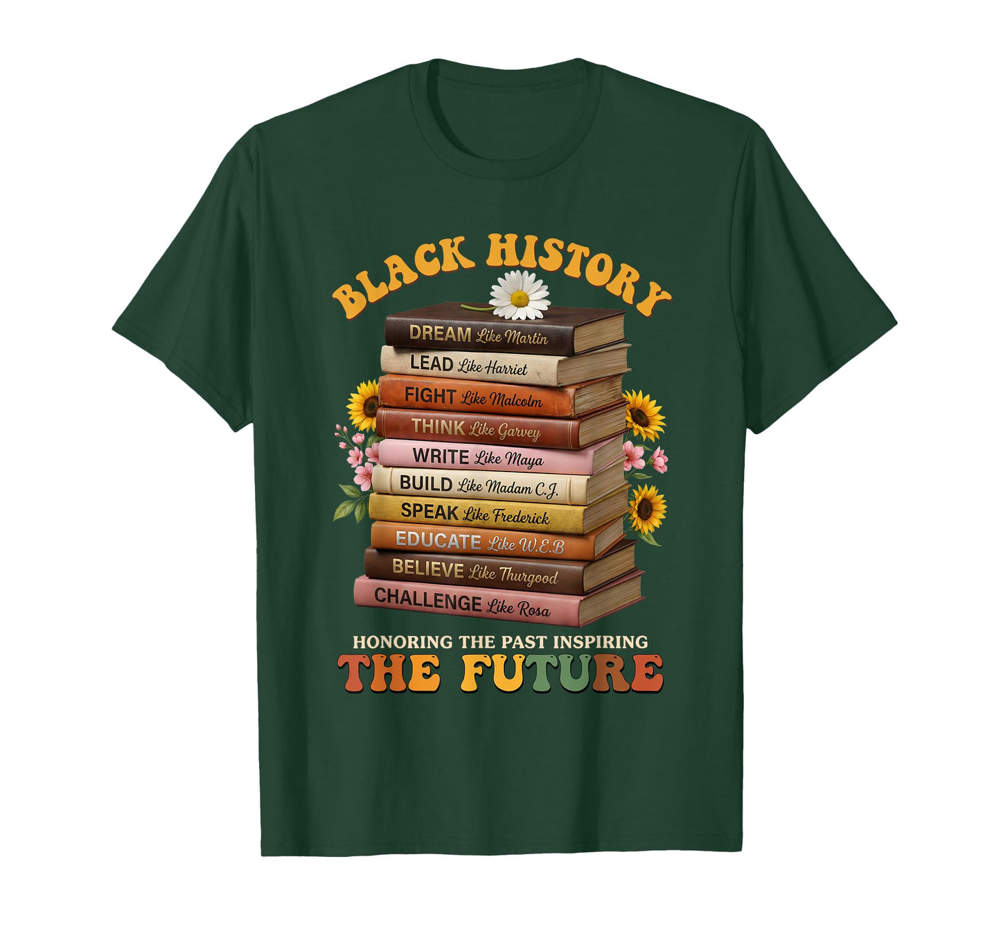 Black History Month Black Books African American Teachers T-Shirt